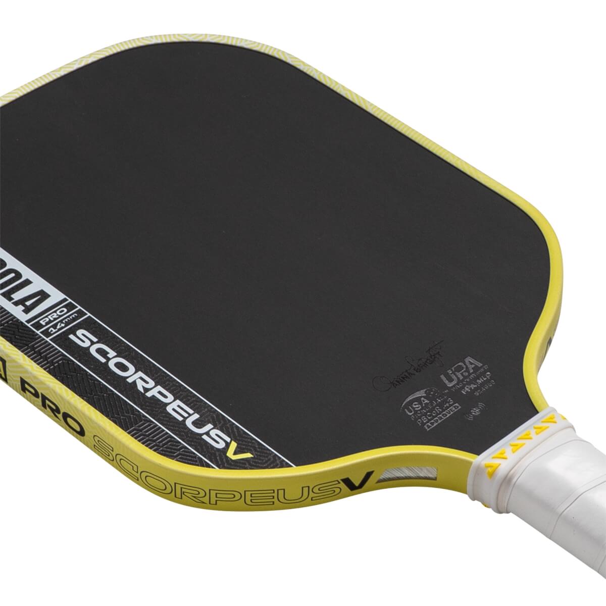 JOOLA Anna Bright Scorpeus Pro V 14mm Carbon Fiber Pickleball Paddle: Image #467939