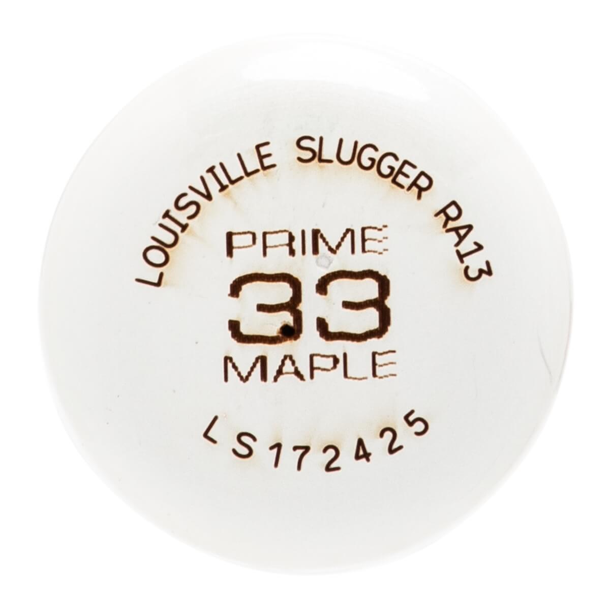 Louisville Slugger Pro Prime RA13 Maple Wood Baseball Bat: WBL4153010: Image #456552