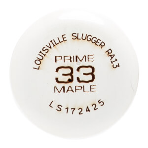 Louisville Slugger Pro Prime RA13 Maple Wood Baseball Bat: WBL4153010: Image #456552