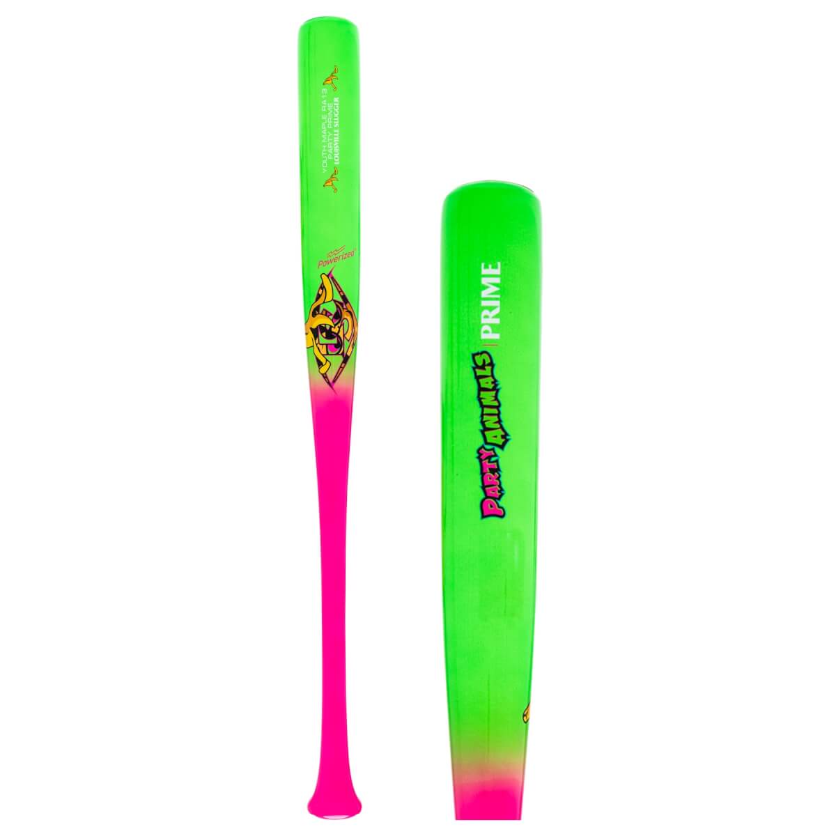Louisville Slugger Youth Prime Party Animals RA13 Maple Wood Baseball Bat: WBL4161010: Image #456480