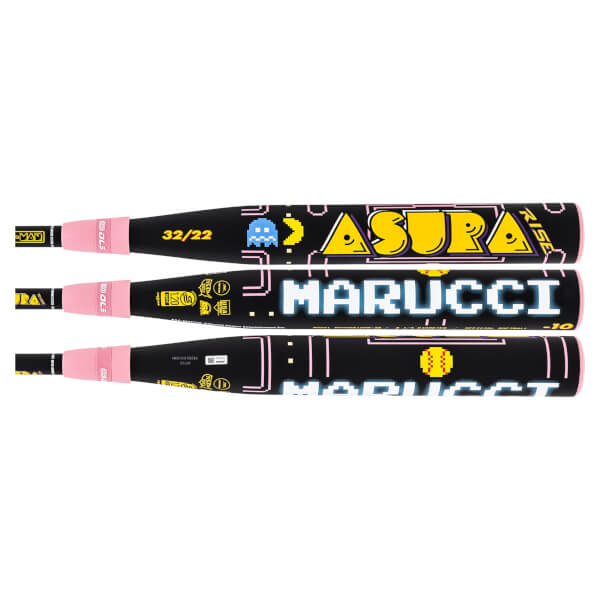 【アジア版】ミスティックファイターズ　3BOX Marucci ASURA Rise Pac-Man -11 Fastpitch Softball Bat: MFPASR11PM