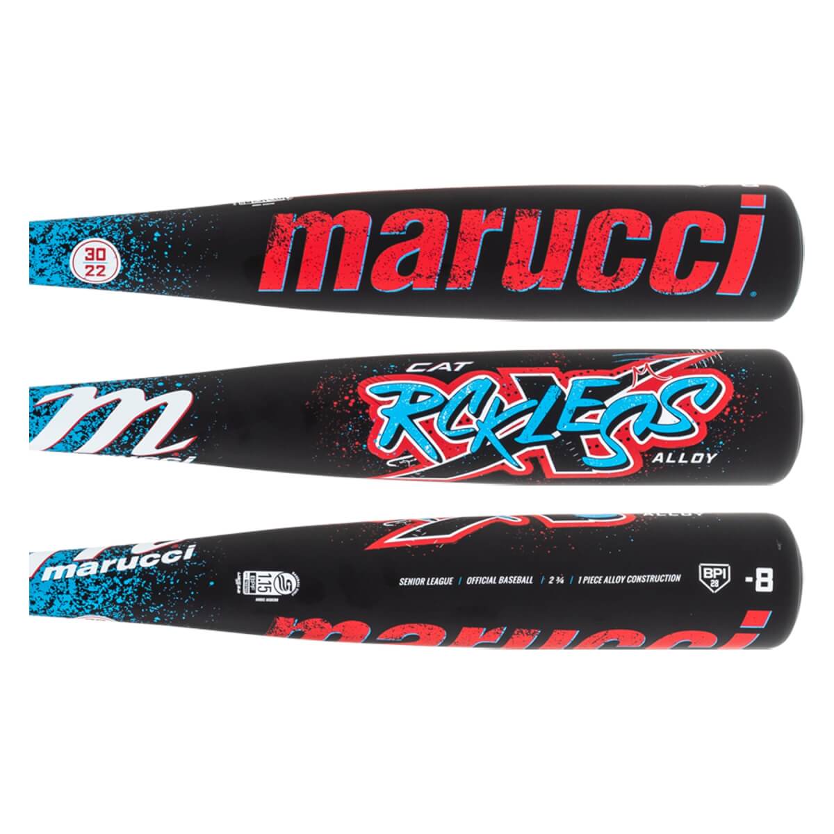 Marucci CATX Rckless -8 USSSA Baseball Bat: MSBCR8: Image #458603