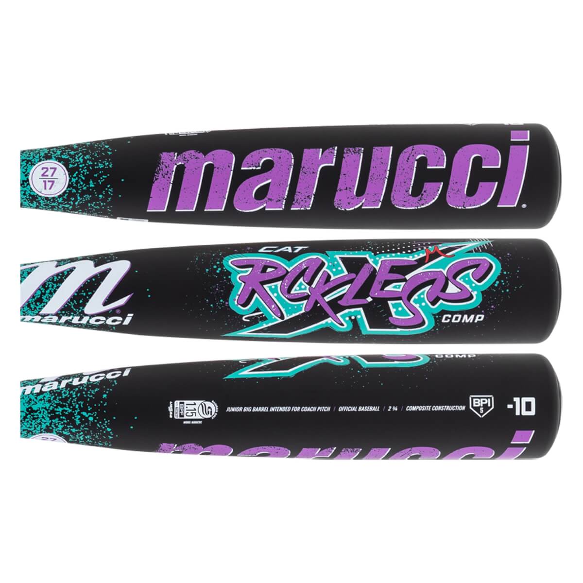 Marucci CATX Rckless Composite -10 Junior Big Barrel Baseball Bat: MJBBCRC: Image #458579