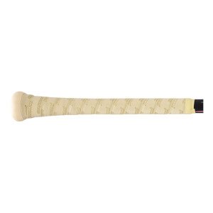 Side view of a baseball bat grip with "Pro-Grip" text and a textured pattern.