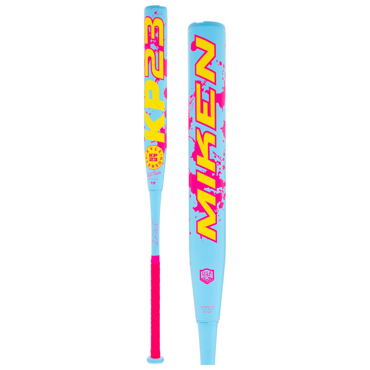 Miken KP23 Neon Maxload 13'' USA Slow Pitch Softball Bat: MSA6NKPL