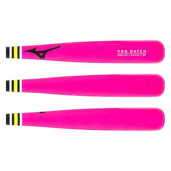 Mizuno Pro Batch 271 Maple Wood Baseball Bat: MZM271PG: Image #463403