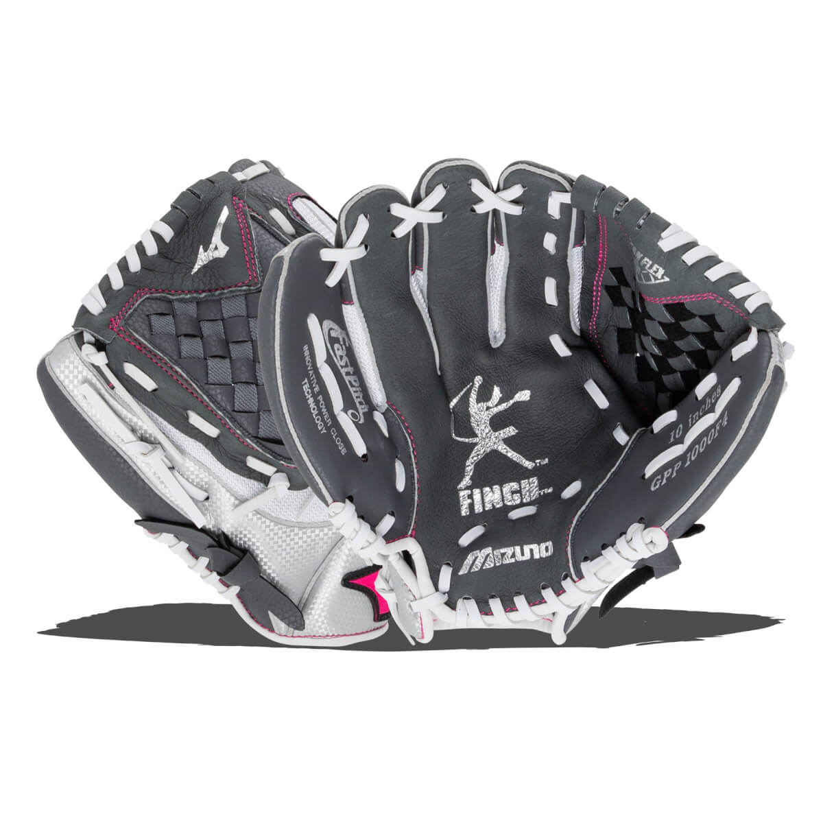 Mizuno Prospect Finch 10" Youth Fastpitch Softball Glove: GPP1000F4: Image #463592