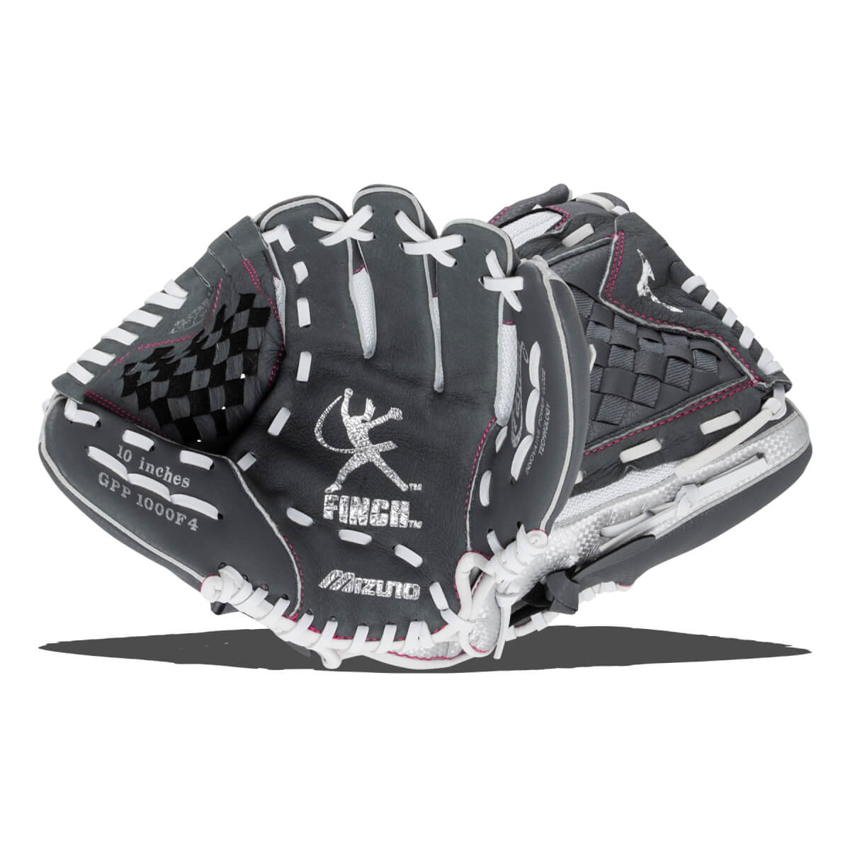 Mizuno Prospect Finch 10" Youth Fastpitch Softball Glove: GPP1000F4: Image #463616