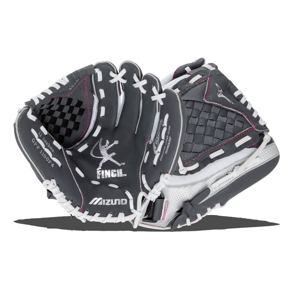 Mizuno Prospect Finch 11" Youth Fastpitch Softball Glove: GPP1100F4: Image #463627