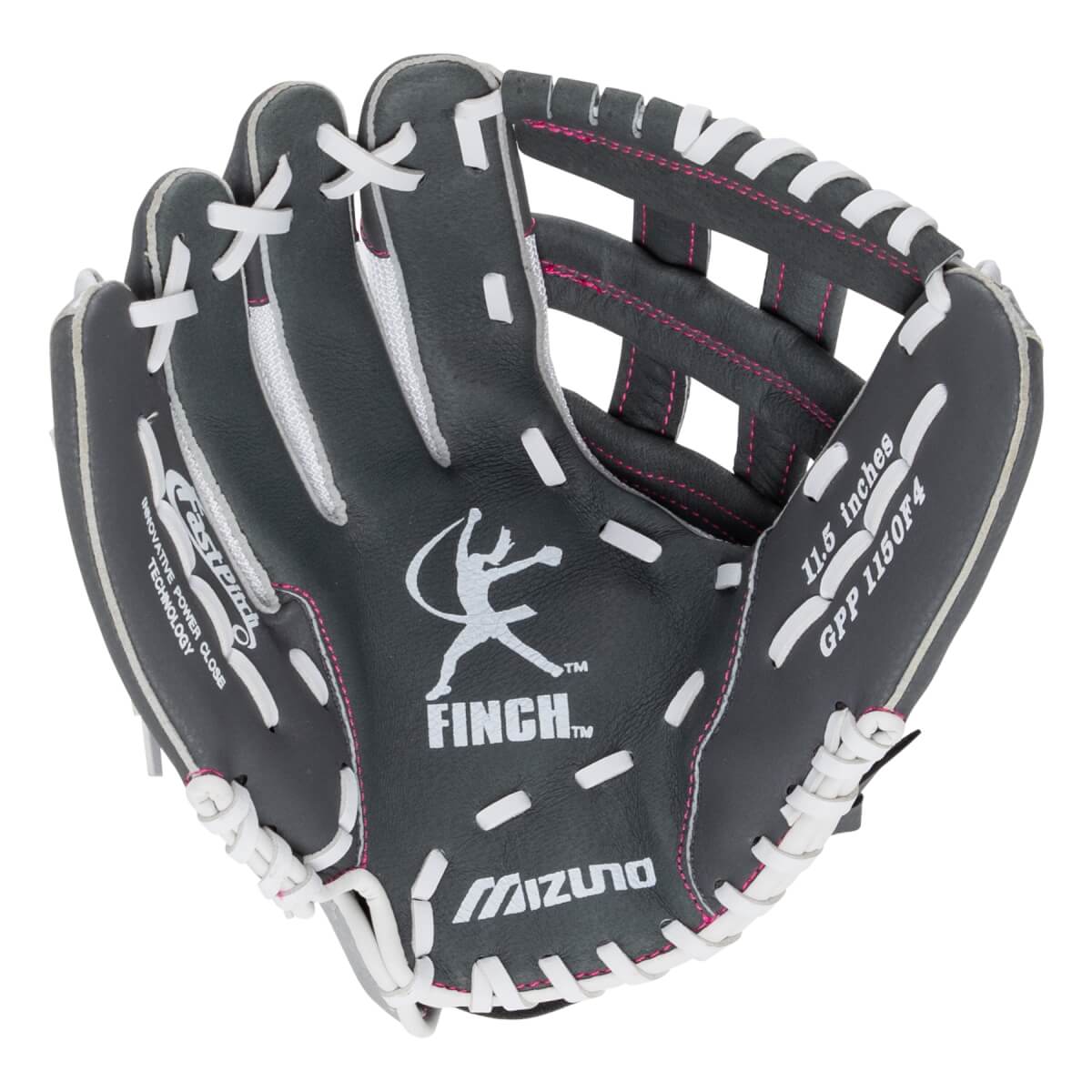 Mizuno Prospect Finch 11.5" Youth Fastpitch Softball Glove: GPP1150F4: Image #463636