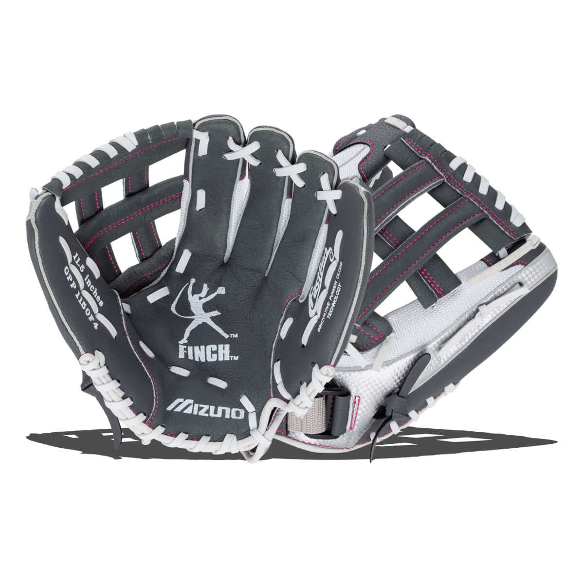 Mizuno Prospect Finch 11.5" Youth Fastpitch Softball Glove: GPP1150F4: Image #463638