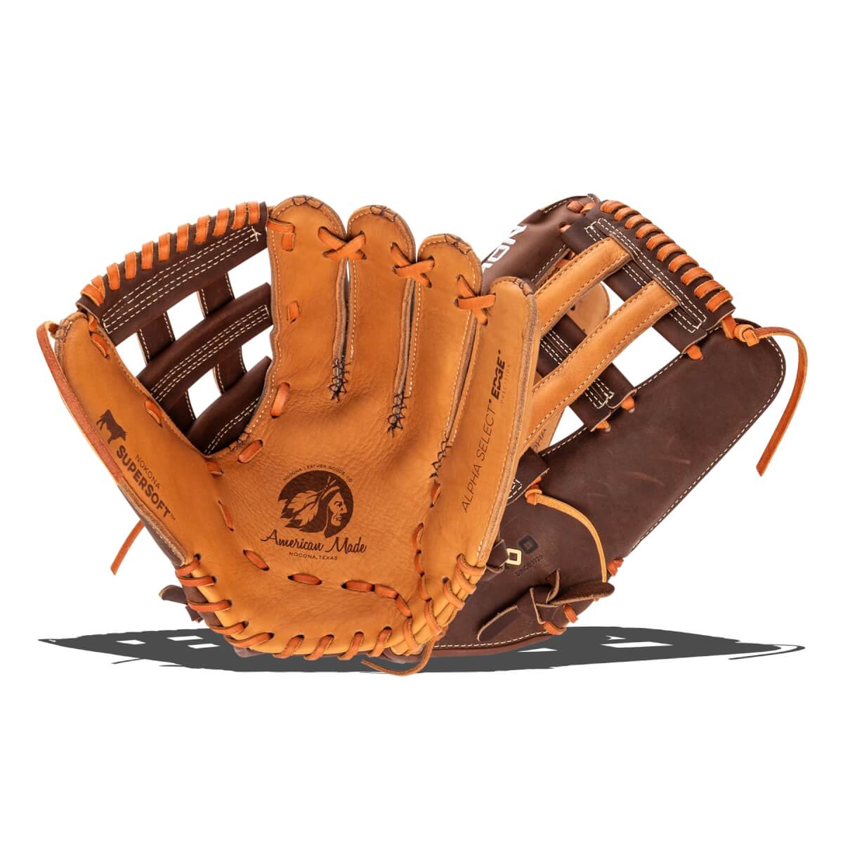 Nokona Alpha Select Platinum EP 12.75'' Baseball Glove: PE-S-1275M: Image #465332