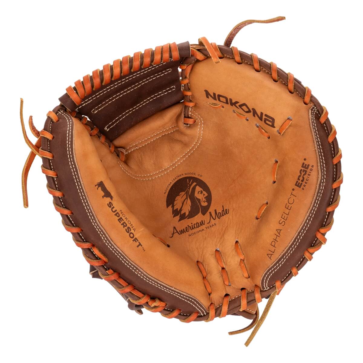 Nokona Alpha Platinum EP 33.50'' Baseball Catcher's Mitt: PE-S-3350: Image #467419