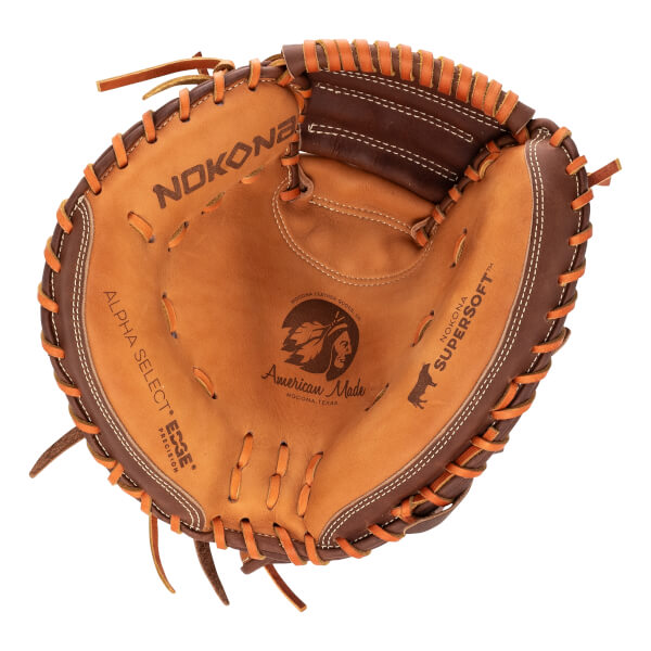 Nokona Alpha Platinum EP 33.50'' Baseball Catcher's Mitt: PE-S-3350: Image #467207