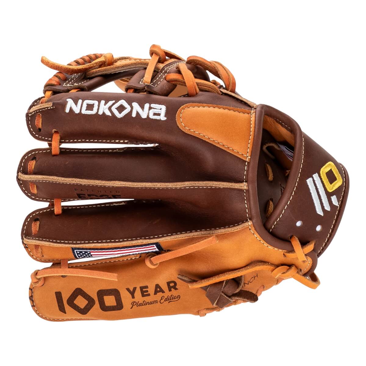 Nokona Alpha Select Platinum EP 10" Youth Baseball Glove: PE-S-100I: Image #465312