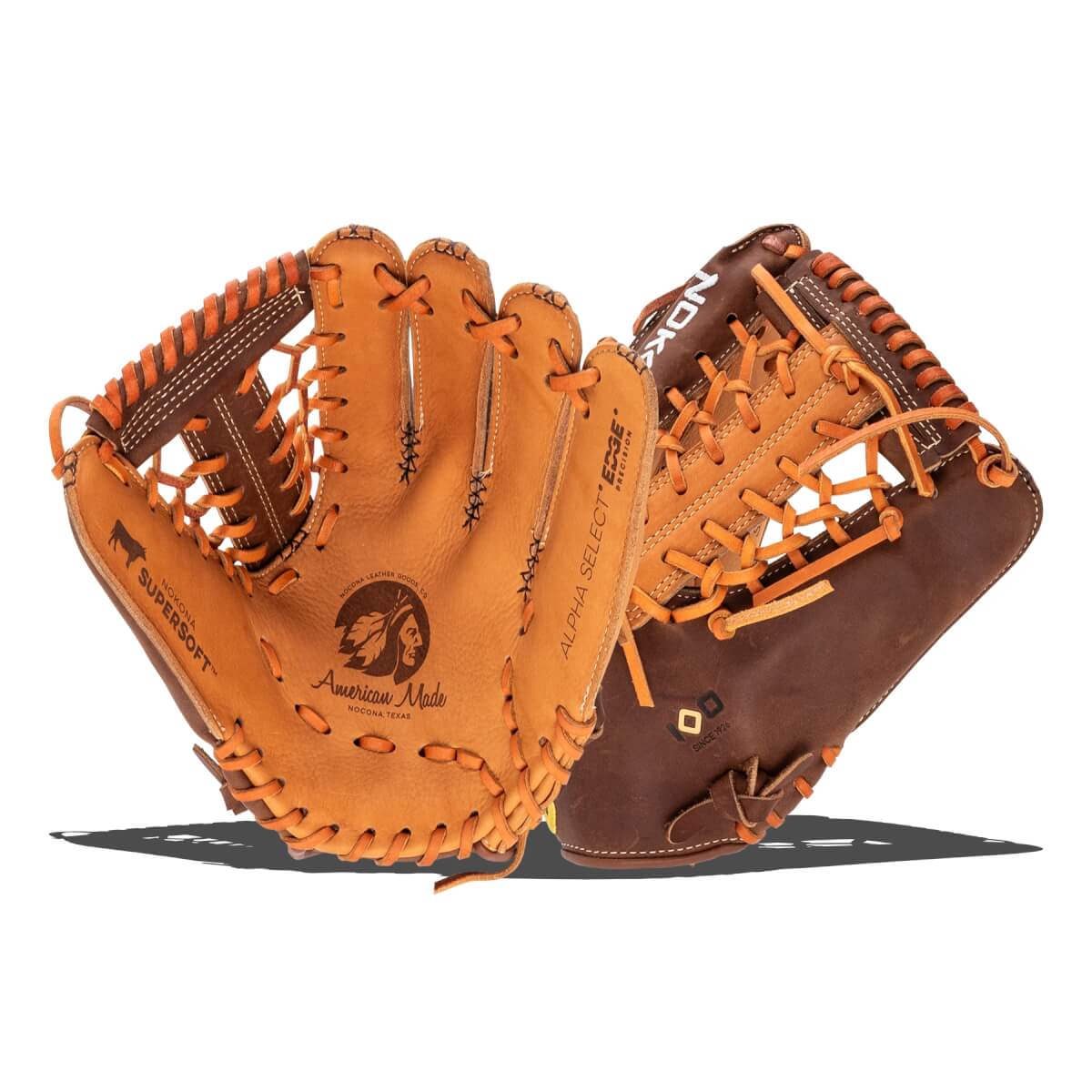 Nokona Alpha Select Platinum EP 11.25'' Youth Baseball Glove: PE-S-200M: Image #465420