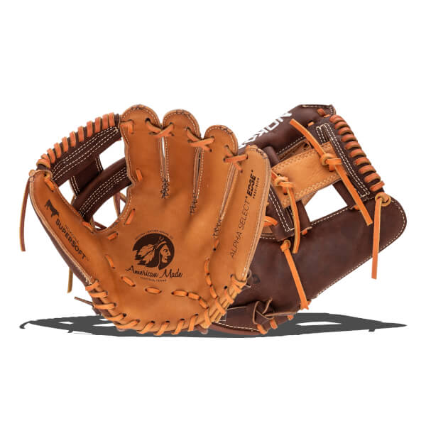 Nokona Alpha Select Platinum EP 11.25'' Youth Fastpitch Softball Glove: PE-S-V200I: Image #467426