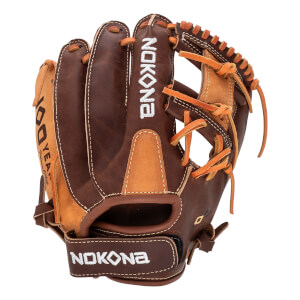 Nokona Alpha Select Platinum EP 11.25'' Youth Fastpitch Softball Glove: PE-S-V200I: Image #467431