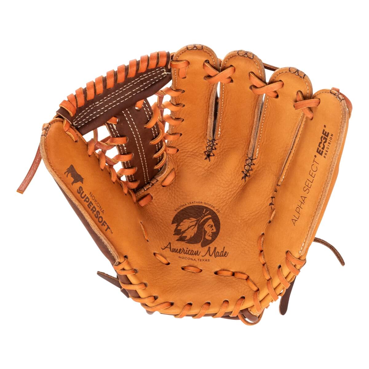 Nokona Alpha Select Platinum EP 12.25'' Youth Baseball Glove: PE-S-600M: Image #465445