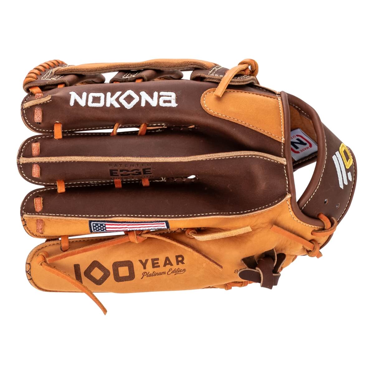 Nokona Alpha Select Platinum EP 12.5'' Baseball Glove: PE-S-800H: Image #465455