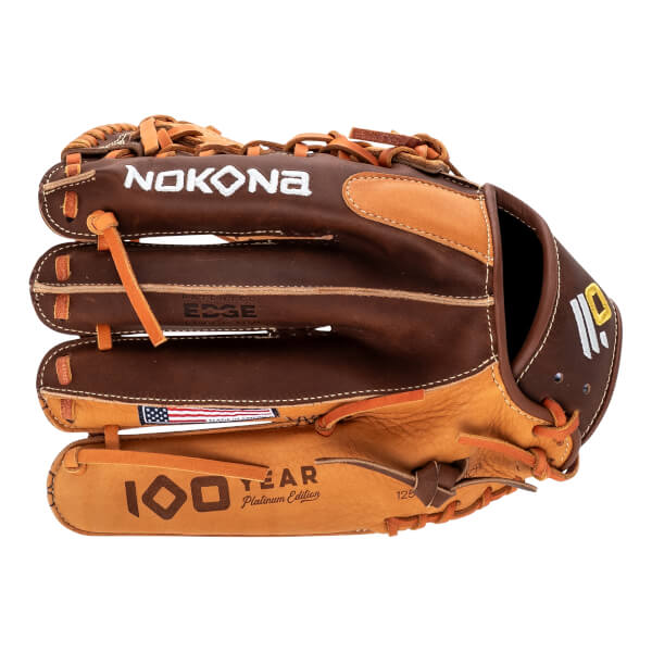 Nokona Alpha Select Platinum EP 12.50'' Baseball Glove: PE-S-1250M: Image #465328