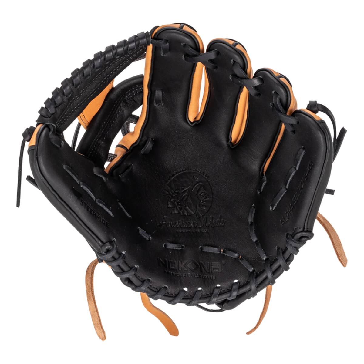 Nokona Alpha Select S-400 11.5" Youth Baseball Glove: S-400I-BLK: Image #455689