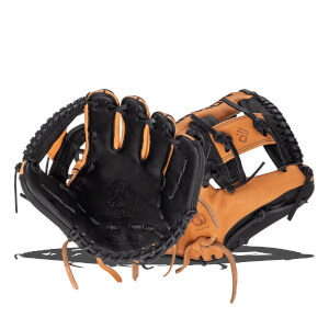 Nokona Alpha Select S-400 11.5" Youth Baseball Glove: S-400I-BLK: Image #455697
