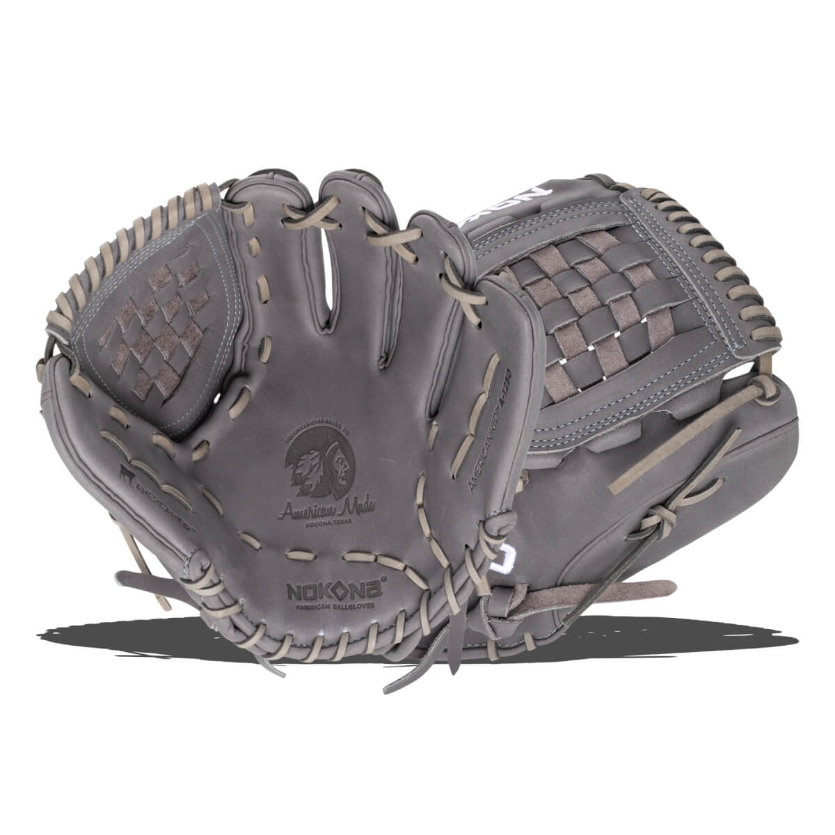 Nokona American Kip 12.5" Fastpitch Softball Glove: A-V1250CGR: Image #455038