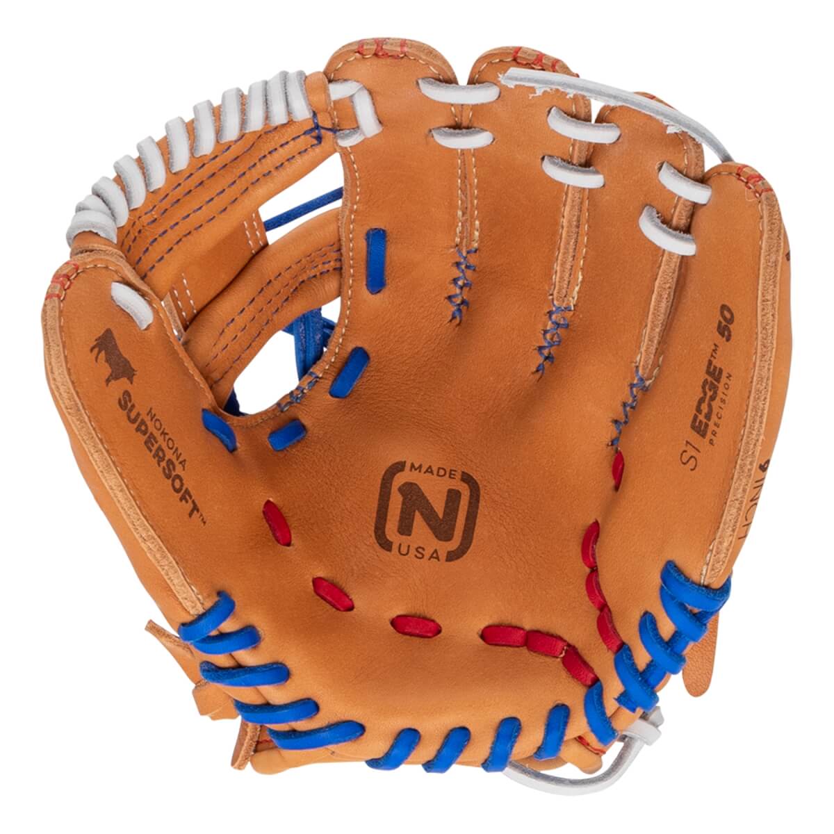 Nokona S1 All American 9" Youth Baseball Glove: S1EP50ITNPOP: Image #455030