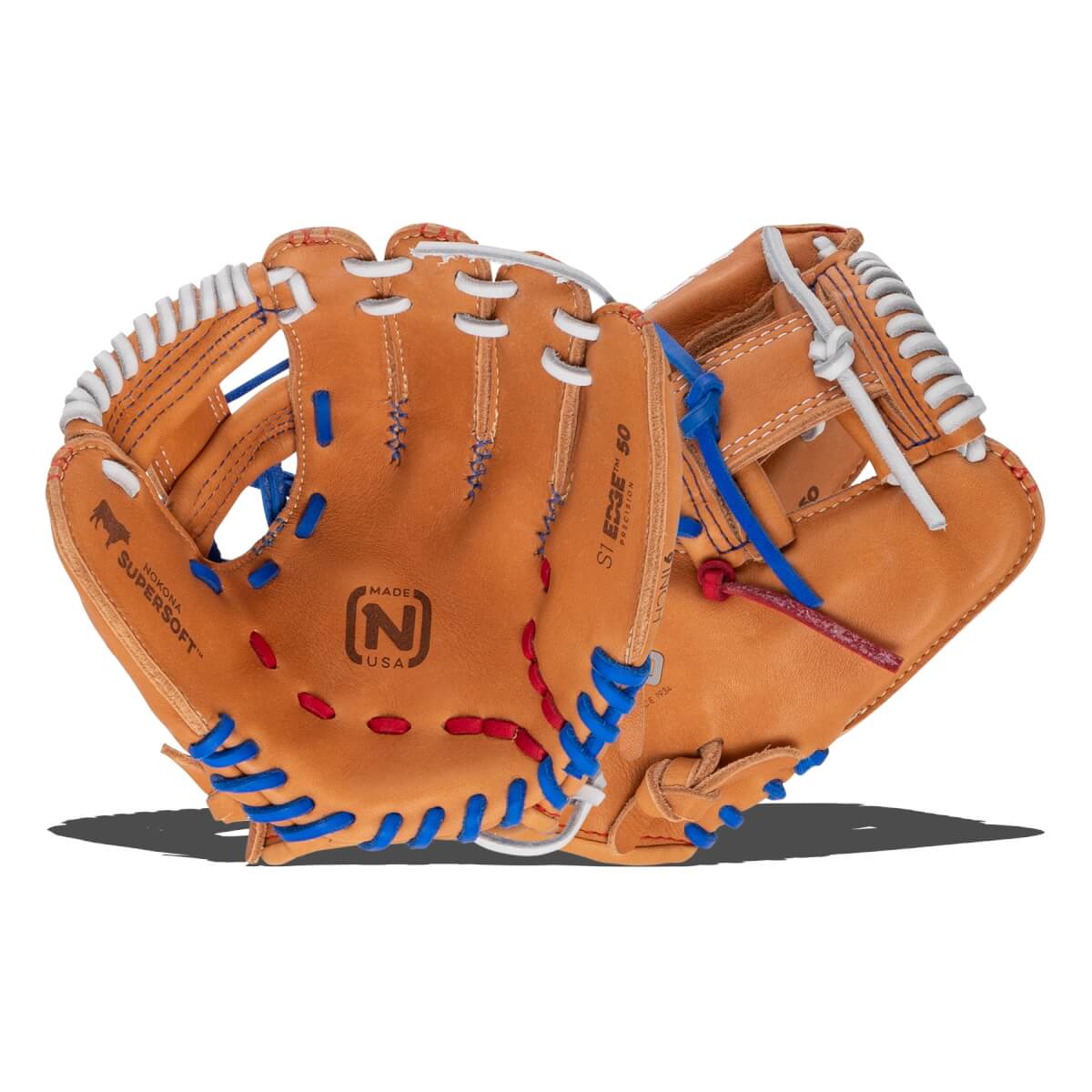 Nokona S1 All American 9" Youth Baseball Glove: S1EP50ITNPOP: Image #455029