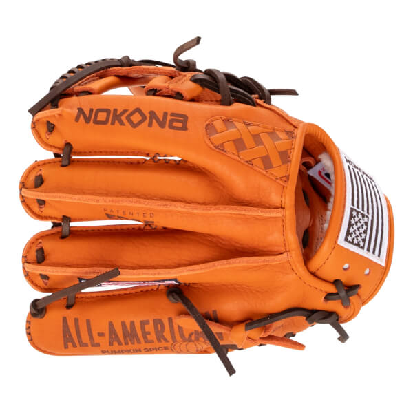 Nokona S1 All American EP Pumpkin Spice 10.5" Youth Baseball Glove: S1-EP100I-PS: Image #462664