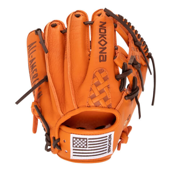Nokona S1 All American EP Pumpkin Spice 10.5" Youth Baseball Glove: S1-EP100I-PS: Image #462666