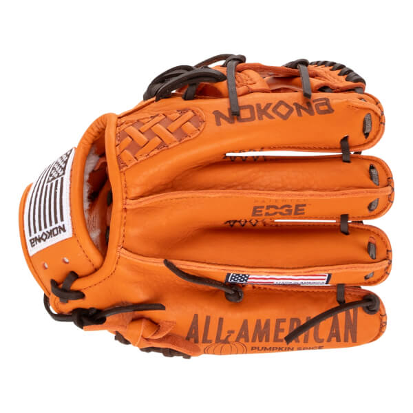 Nokona S1 All American EP Pumpkin Spice 10.5" Youth Baseball Glove: S1-EP100I-PS: Image #462650