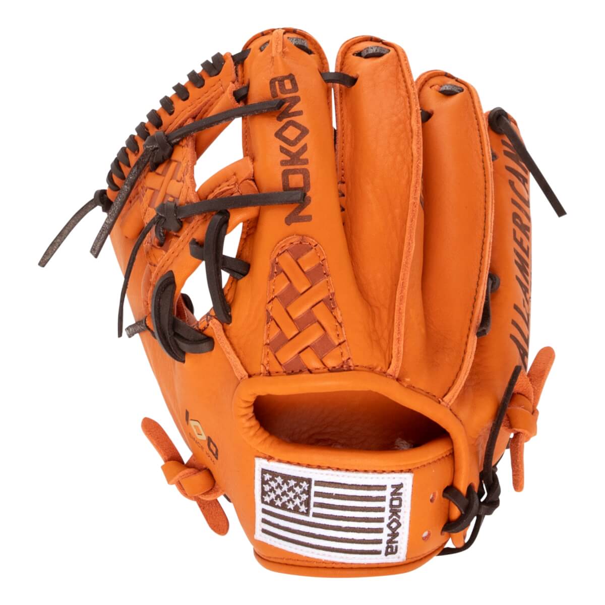 Nokona S1 All American EP Pumpkin Spice 10.5" Youth Baseball Glove: S1-EP100I-PS: Image #462652