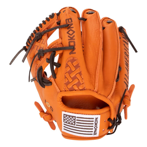 Nokona S1 All American EP Pumpkin Spice 10.5" Youth Baseball Glove: S1-EP100I-PS: Image #462652