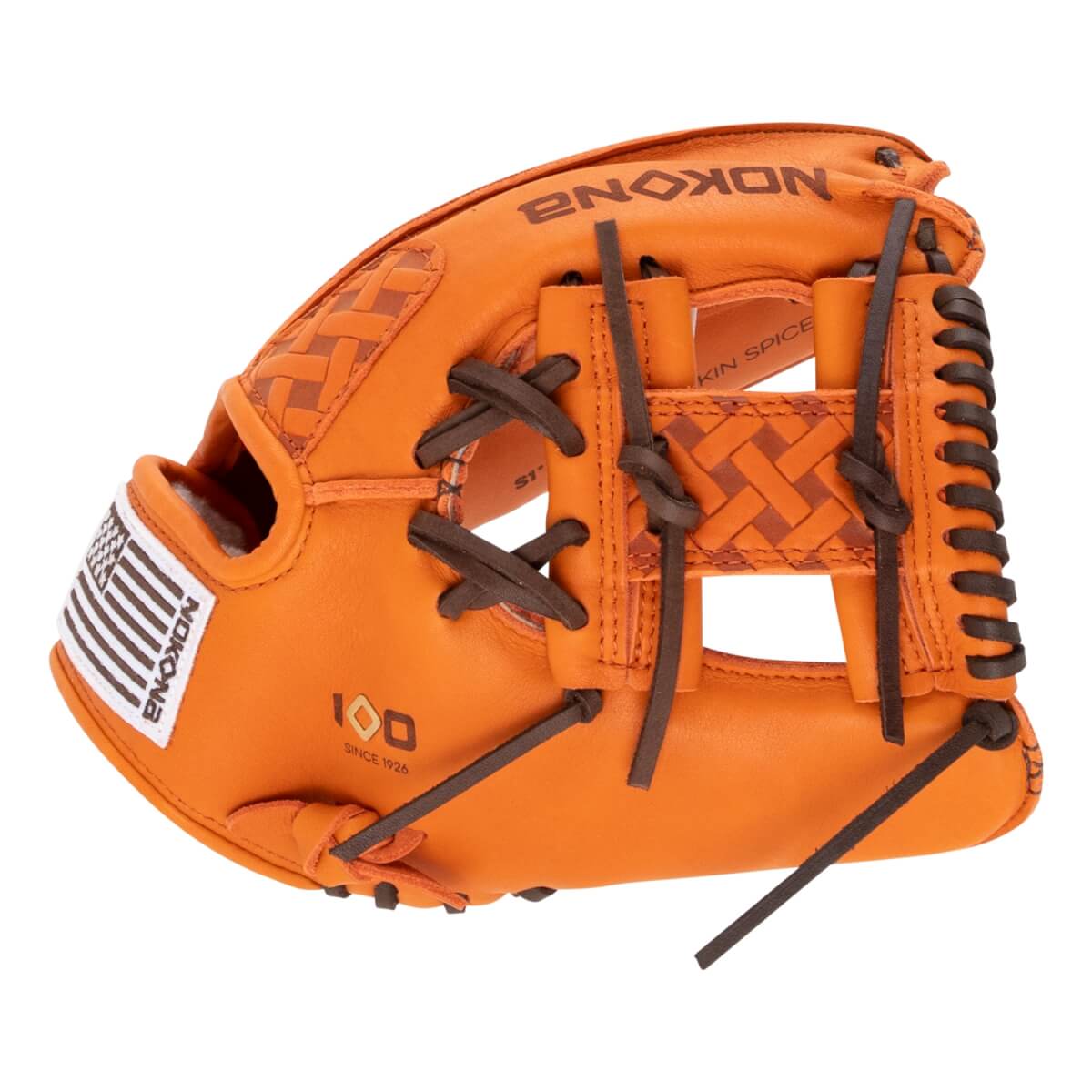Nokona S1 All American EP Pumpkin Spice 11.25" Baseball Glove: S1-EP200I-PS: Image #462641
