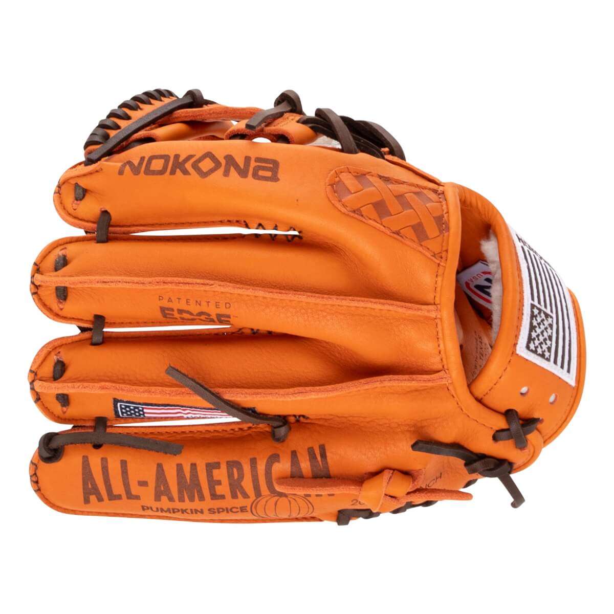 Nokona S1 All American EP Pumpkin Spice 11.25" Baseball Glove: S1-EP200I-PS: Image #462642