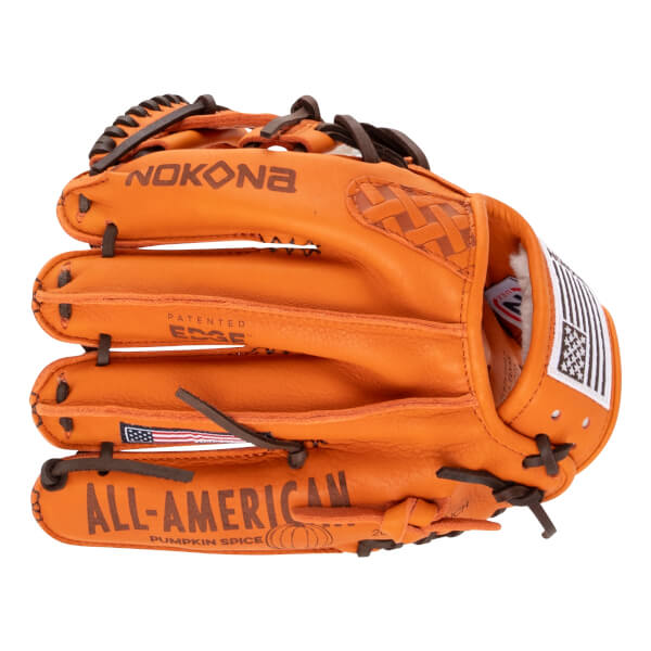 Nokona S1 All American EP Pumpkin Spice 11.25" Baseball Glove: S1-EP200I-PS: Image #462642