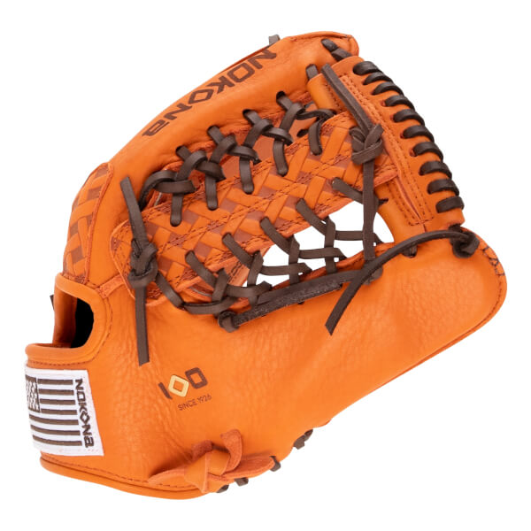 Nokona S1 All American EP Pumpkin Spice 11.25" Baseball Glove: S1-EP200M-PS: Image #462608