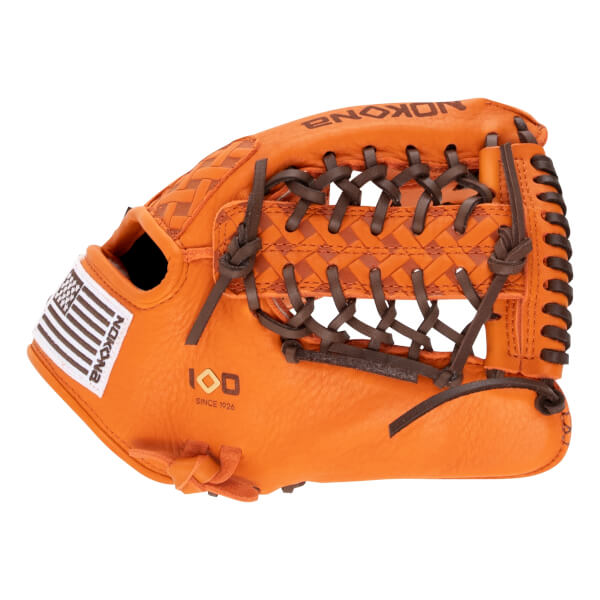Nokona S1 All American EP Pumpkin Spice 11.25" Baseball Glove: S1-EP200M-PS: Image #462609