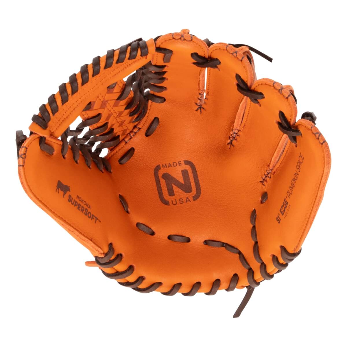 Nokona S1 All American EP Pumpkin Spice 11.25" Baseball Glove: S1-EP200M-PS: Image #462611