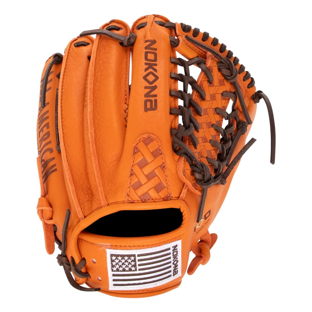 Nokona S1 All American EP Pumpkin Spice 11.25" Baseball Glove: S1-EP200M-PS: Image #462612