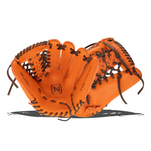 Nokona S1 All American EP Pumpkin Spice 12" Baseball Glove: S1-600M-PS: Image #462630