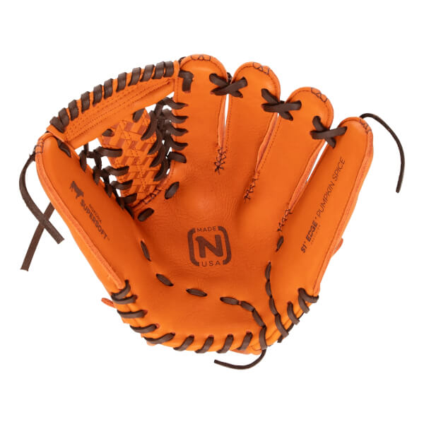Nokona S1 All American EP Pumpkin Spice 12" Baseball Glove: S1-600M-PS: Image #462631
