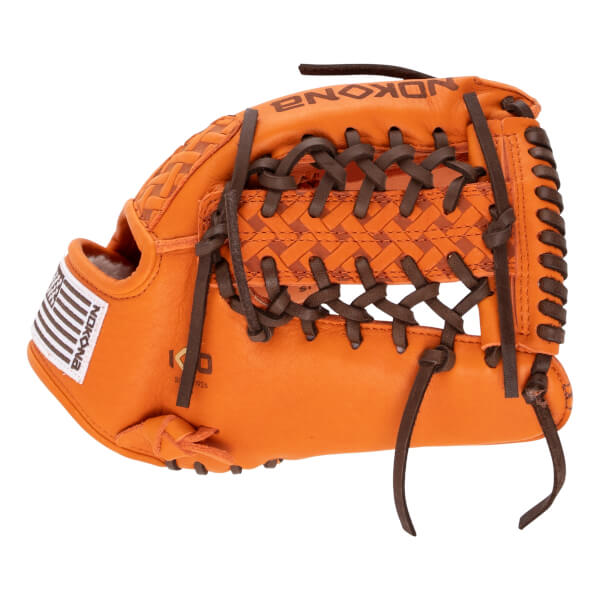 Nokona S1 All American EP Pumpkin Spice 12" Baseball Glove: S1-600M-PS: Image #462633