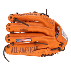 Nokona S1 All American EP Pumpkin Spice 12" Baseball Glove: S1-600M-PS: Image #462634