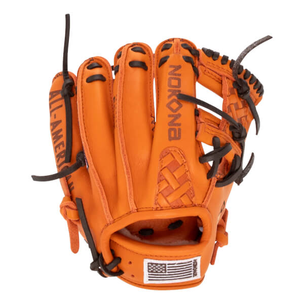 Nokona S1 All American EP Pumpkin Spice 9" Youth Baseball Glove: S1-EP50I-PS: Image #463685