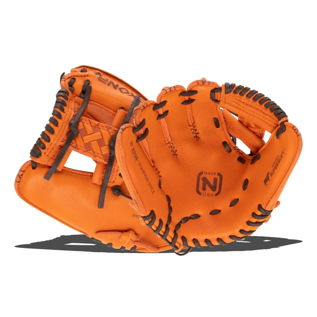 Nokona S1 All American EP Pumpkin Spice 9" Youth Baseball Glove: S1-EP50I-PS: Image #463671