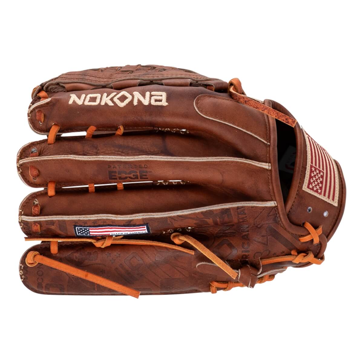 Nokona Walnut 13" Slow Pitch Softball Glove: W-1300: Image #461975