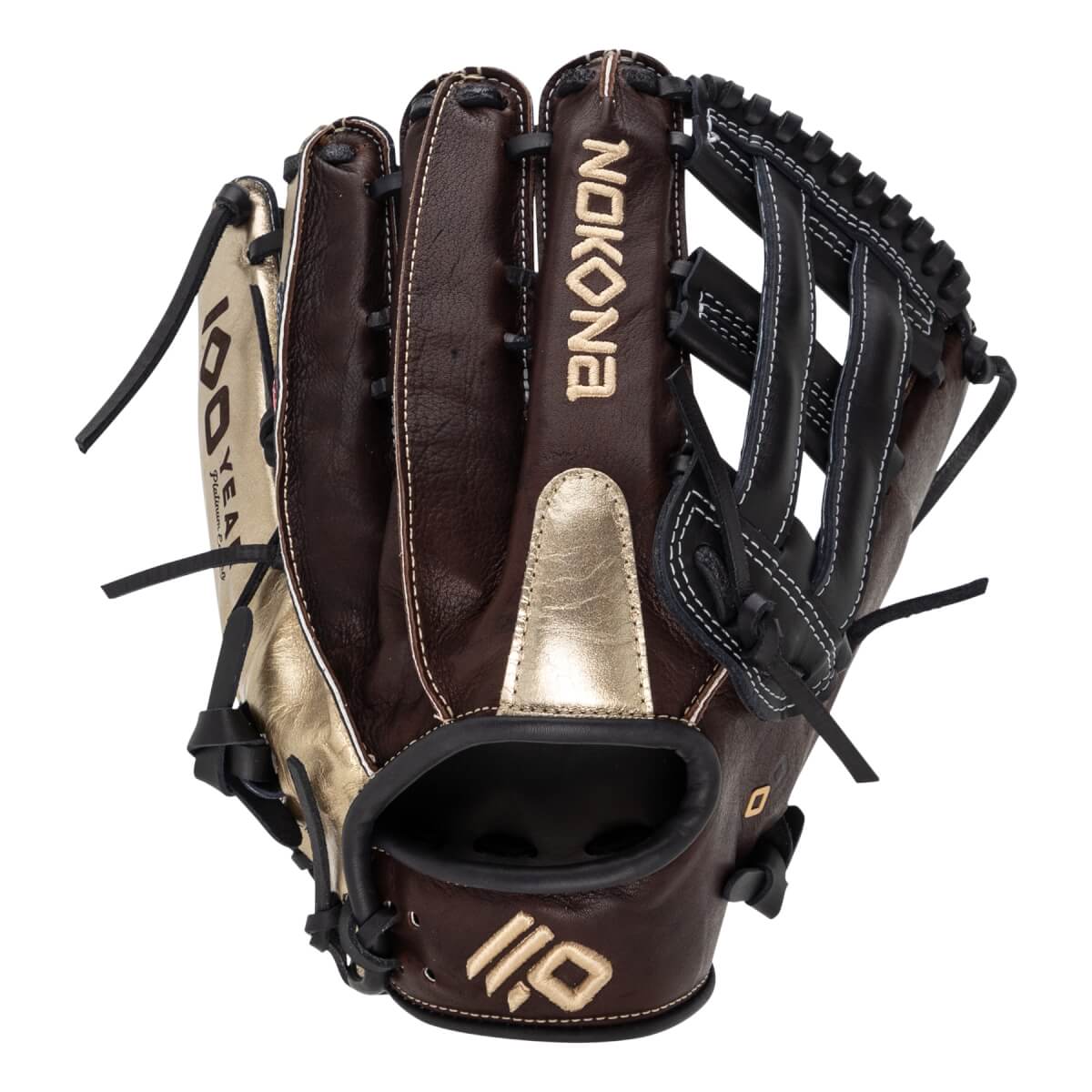 Nokona X2 100 Year Platinum Edition EP 12.5'' Youth Baseball Glove: X2-EP800H-100YR: Image #467166